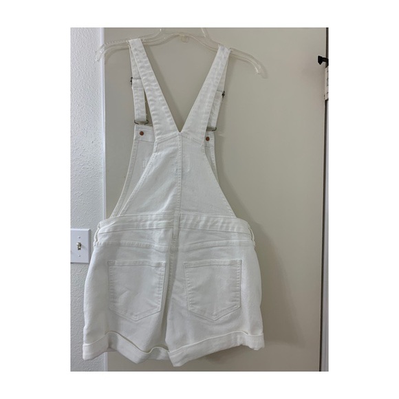 Old Navy White Overalls Size Small - Picture 2 of 7